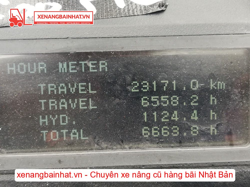 Xe nâng Điện 1 Tấn NICHIYU FBRM10-80 nâng cao 3m SX 2016