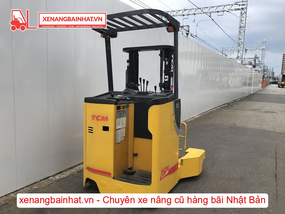 Xe nâng Điện 1.5 Tấn TCM FRB15-8M nâng cao 3m SX 2011