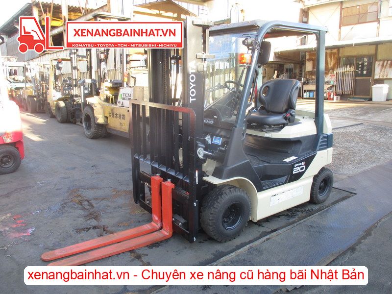 Xe nâng Điện 2 Tấn TOYOTA 8FB20 nâng cao 3m SX 2021