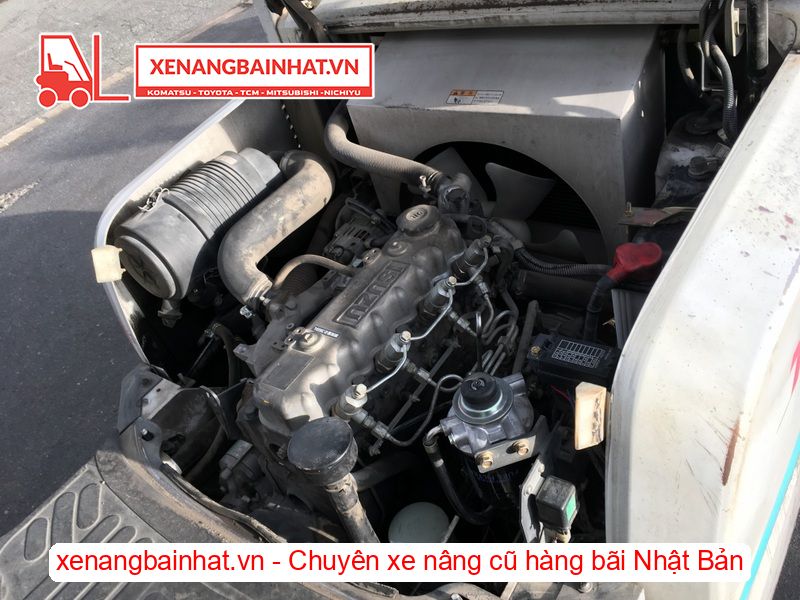 Xe nâng dầu 2.5 Tấn TCM FD25C13Z nâng cao 6m triple SX 2014