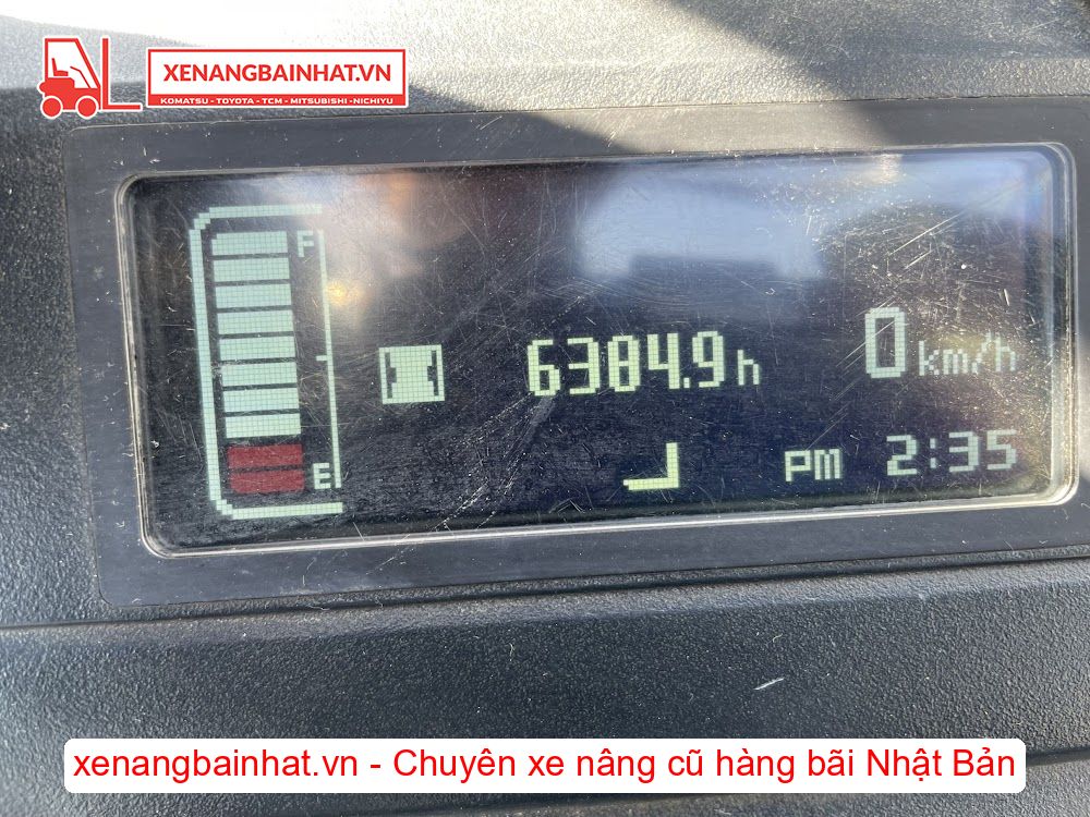 Xe nâng Điện 1.5 Tấn NICHIYU FBRM15-80 nâng cao 3m SX 2015