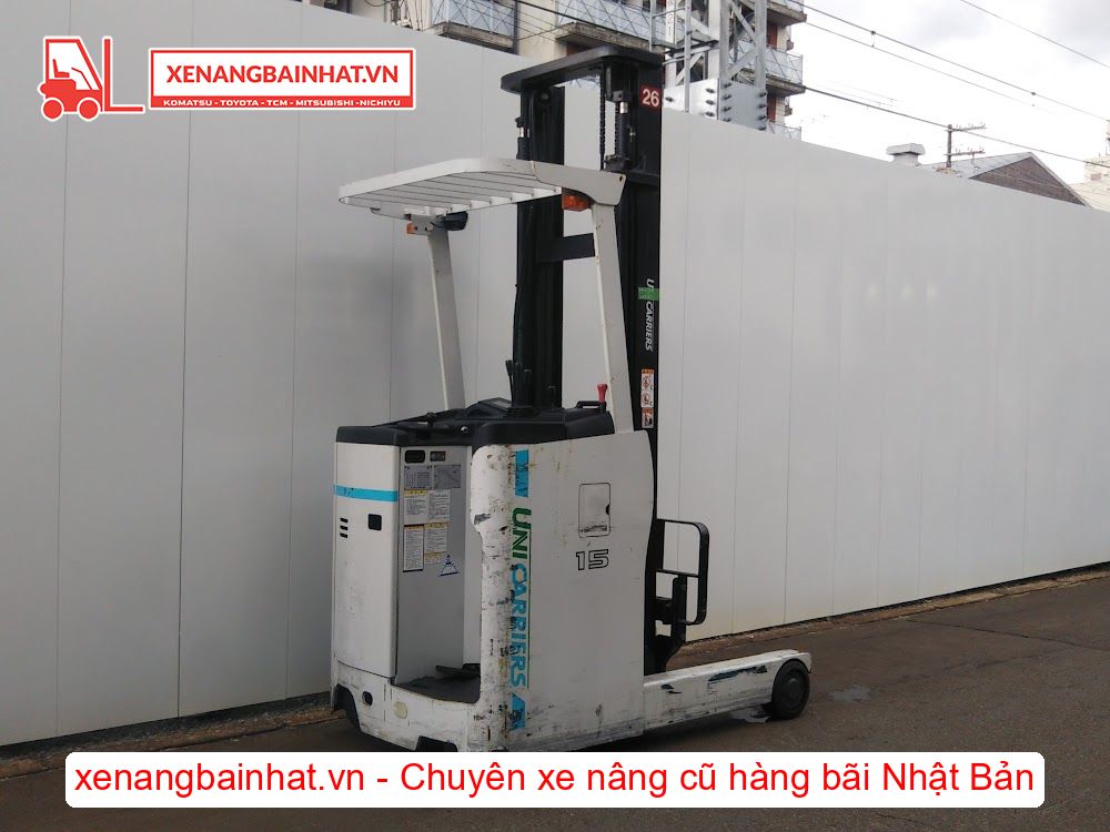 Xe nâng Điện 1.5 Tấn UNICARRIERS FRHB15-8 nâng cao 4.5m SX 2014