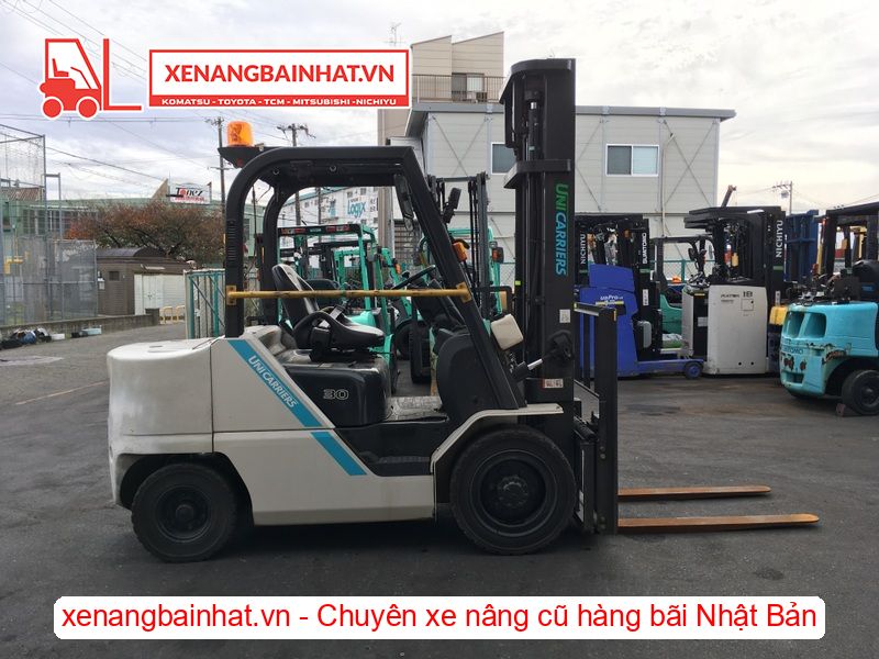 Xe nâng dầu 3 Tấn UNICARRIERS FD30T5M nâng cao 4m SX 2019