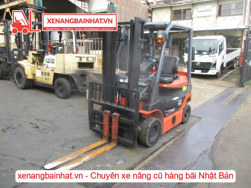 Xe nâng Điện 1.5 Tấn TOYOTA 8FBL15 nâng cao 3m SX 2017