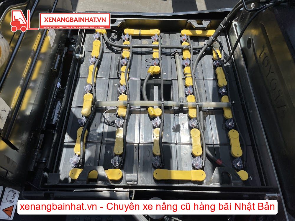 Xe nâng Điện 1.5 Tấn TOYOTA 8FB15 nâng cao 3m SX 2020