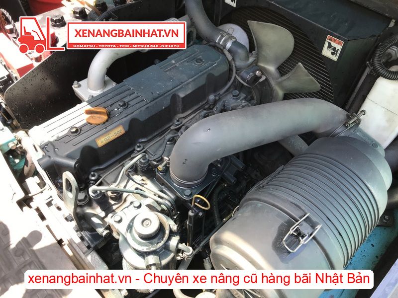Xe nâng dầu 1.5 Tấn SUMITOMO 03FD15PAX92D nâng cao 3m SX 2007