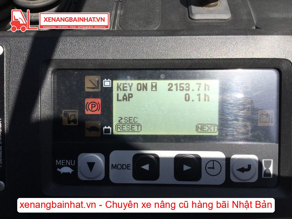 Xe nâng Điện 1.5 Tấn TOYOTA 8FB15 nâng cao 3m SX 2020