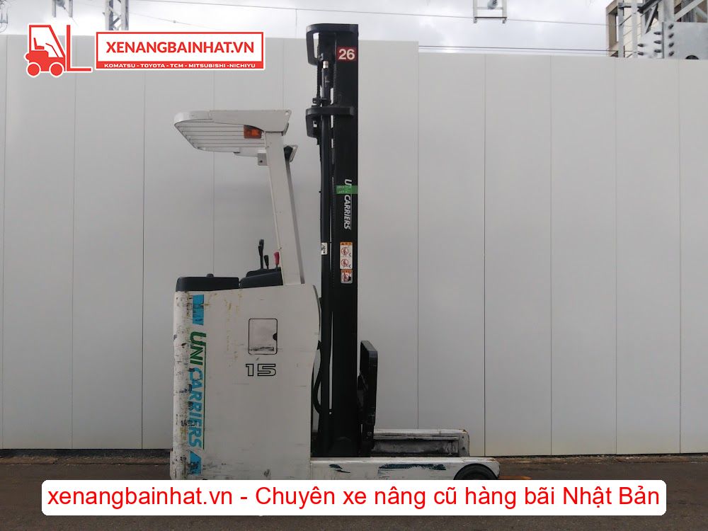 Xe nâng Điện 1.5 Tấn UNICARRIERS FRHB15-8 nâng cao 4.5m SX 2014