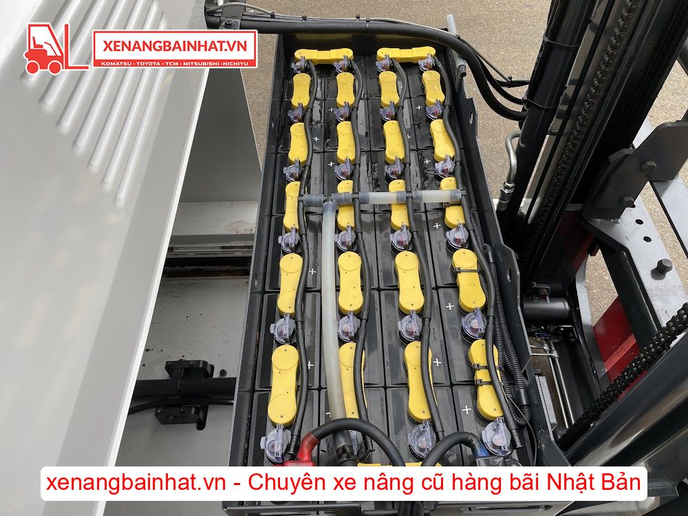 Xe nâng Điện 1.5 Tấn NICHIYU FBRM15-80B nâng cao 4m SX 2016