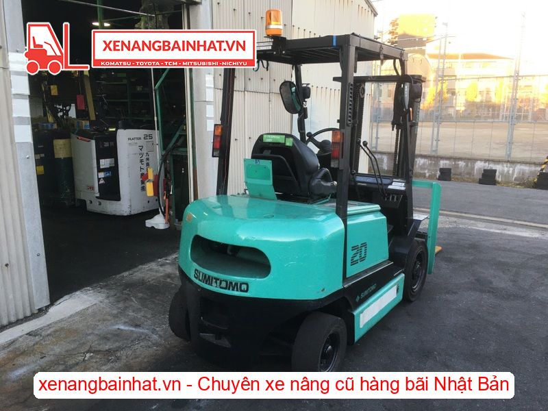 Xe nâng dầu 2 Tấn SUMITOMO 11-FD20PVIIHA nâng cao 3m SX 2000
