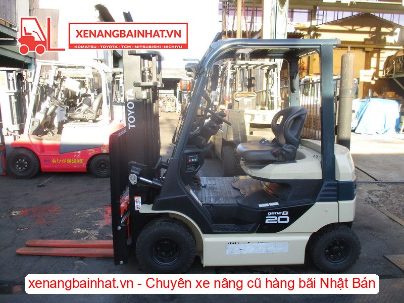 Xe nâng Điện 2 Tấn TOYOTA 8FB20 nâng cao 3m SX 2021