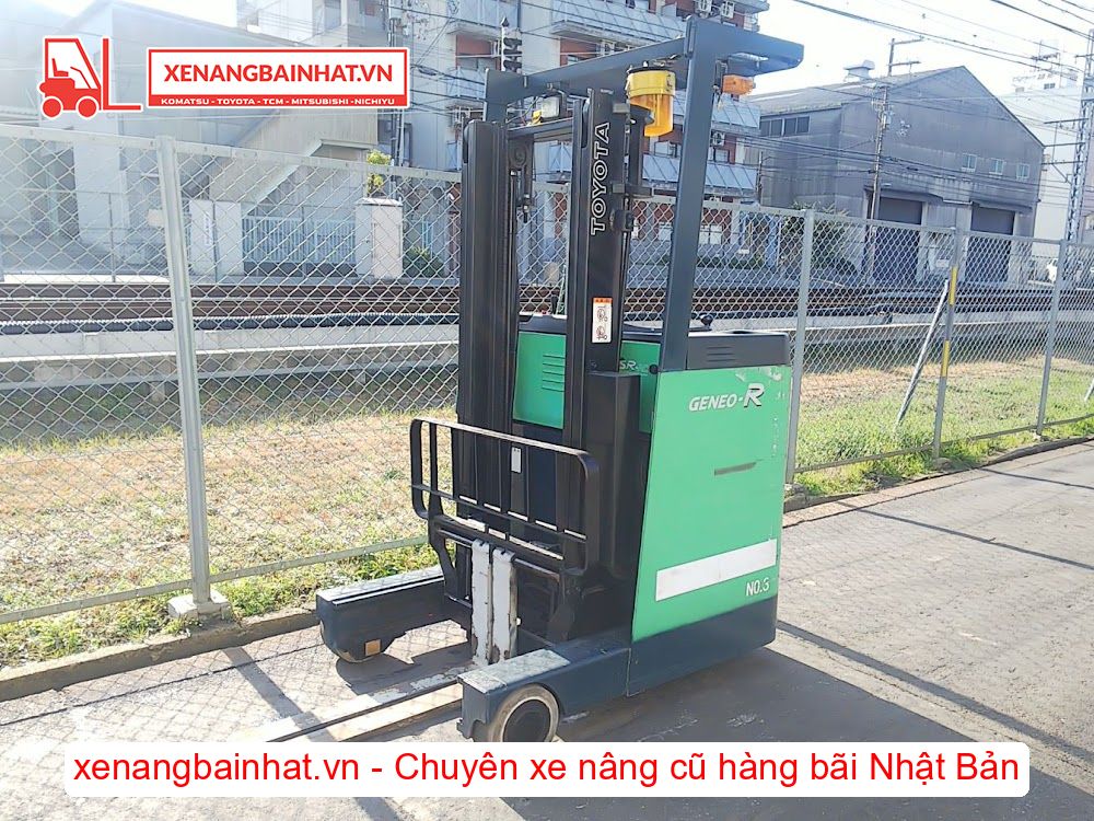 Xe nâng Điện 1 Tấn TOYOTA 7FBR10 nâng cao 3m SX 2005