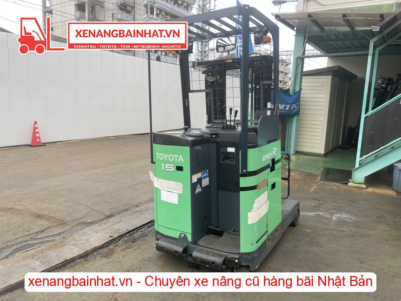 Xe nâng Điện 1.5 Tấn TOYOTA 7FBR15 nâng cao 4.3m SX 2015