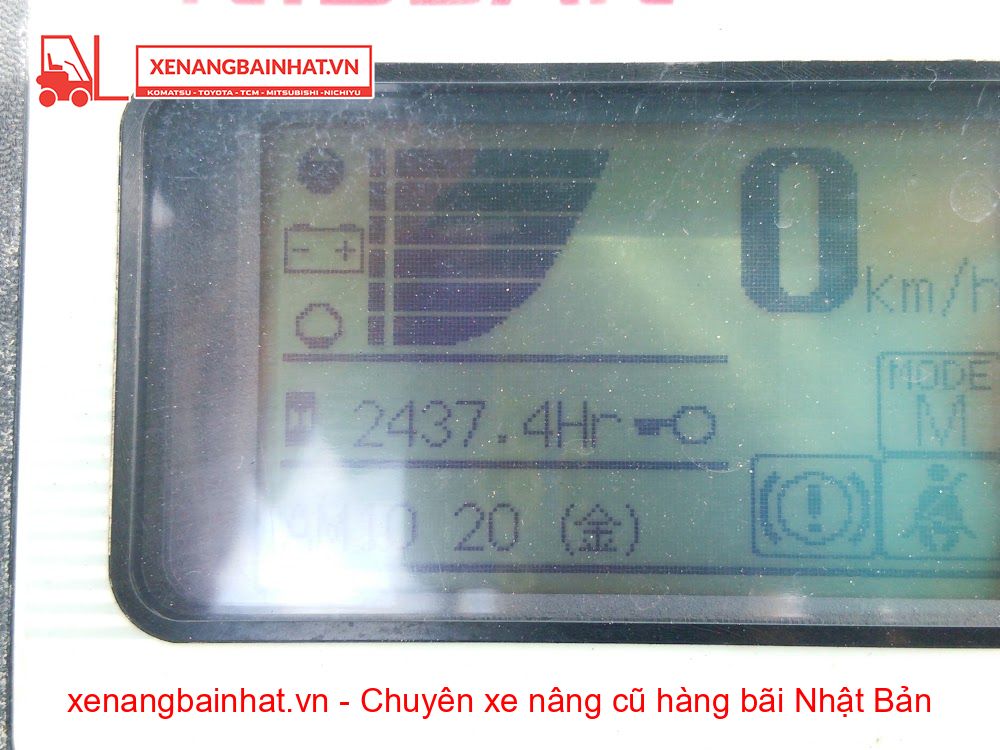 Xe nâng Điện 1.5 Tấn Nissan J1B1L15 (FB15) nâng cao 3m SX 2013