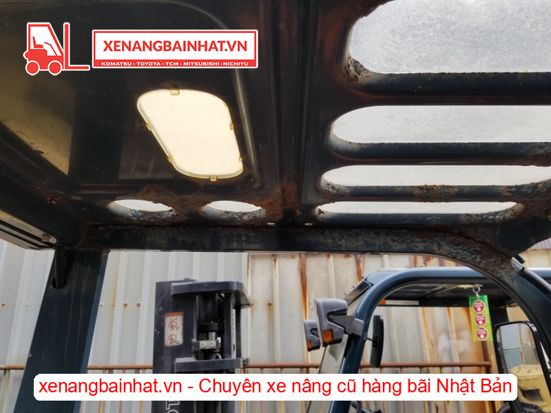 Xe nâng xăng Toyota 7FG15 1.5 Tấn, 3m-7 cũ hàng bãi Nhật