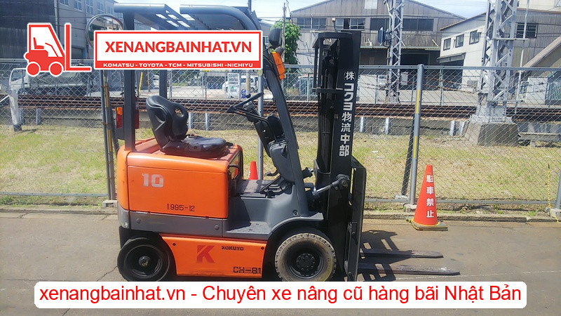 1055-Xe nâng điện Toyota 6FB10 1 Tấn, 3m