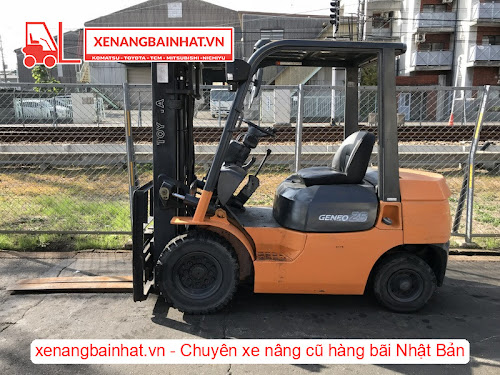 Xe nâng dầu Toyota 7FD25 2.5 Tấn Nhật Bản