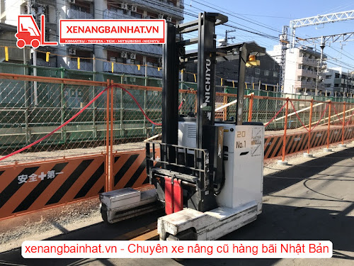Xe nâng điện đứng lái NICHIYU 2 tấn, nâng cao 4m