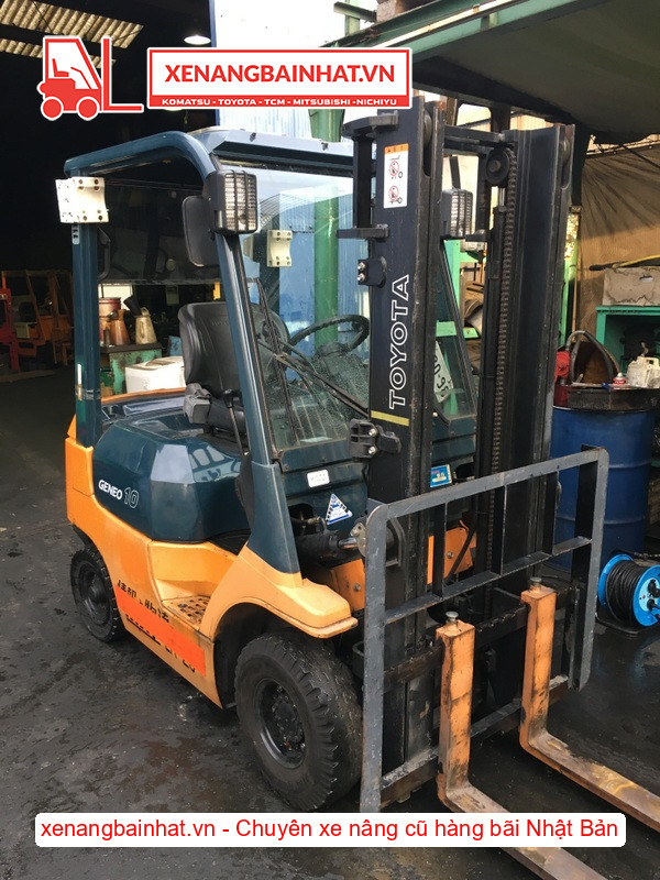 Xe nâng dầu Toyota 7FD10 1 Tấn