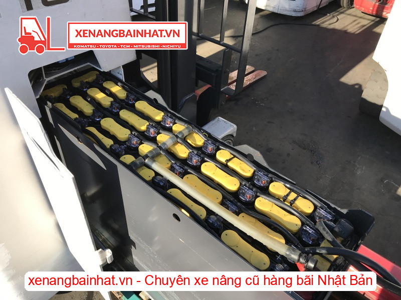 167-Xe nâng điện đứng lái NICHIYU FBR10-80B 1 Tấn, 3.5m
